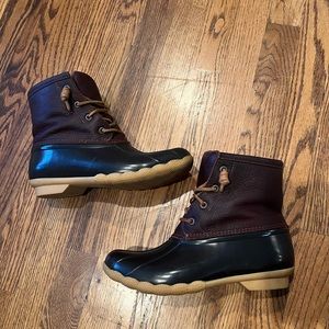 Womens sperry duck boot EUC - brown size 8